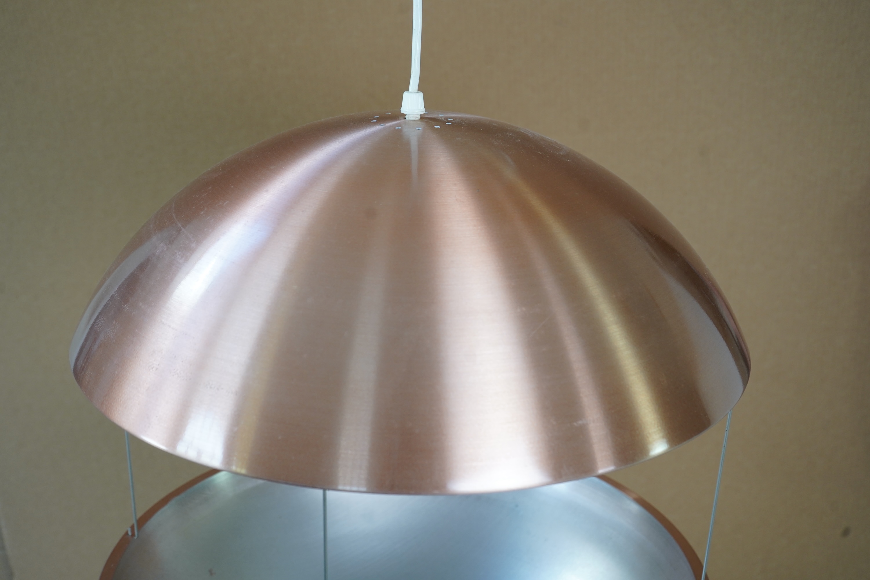 Poul Cadovius (Danish, 1911-2011): A 'Royal System' RS50 hanging pendant 'flower' lamp and planter